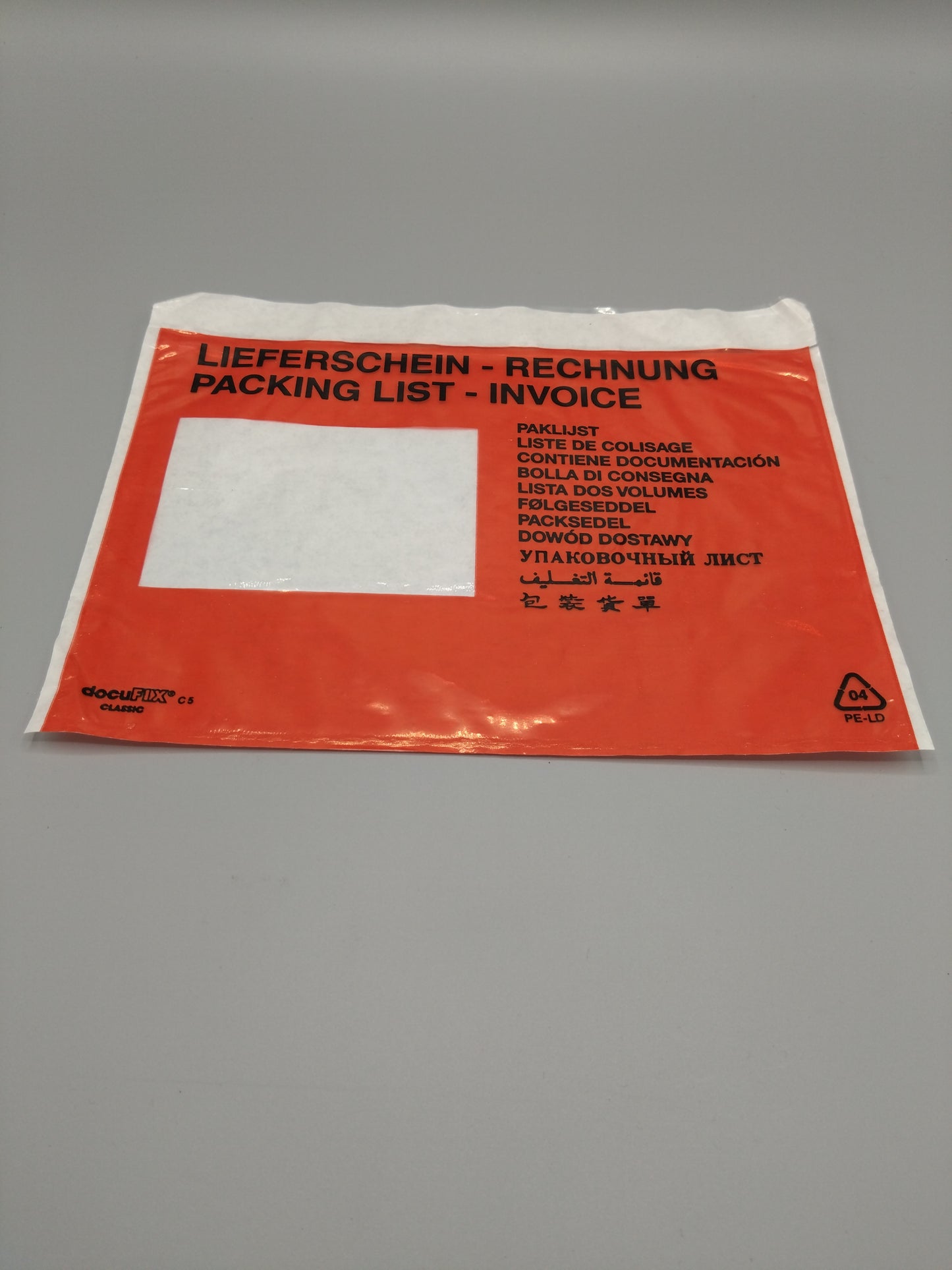 Lieferscheintaschen, Dokumententaschen, Begleitpapierhüllen