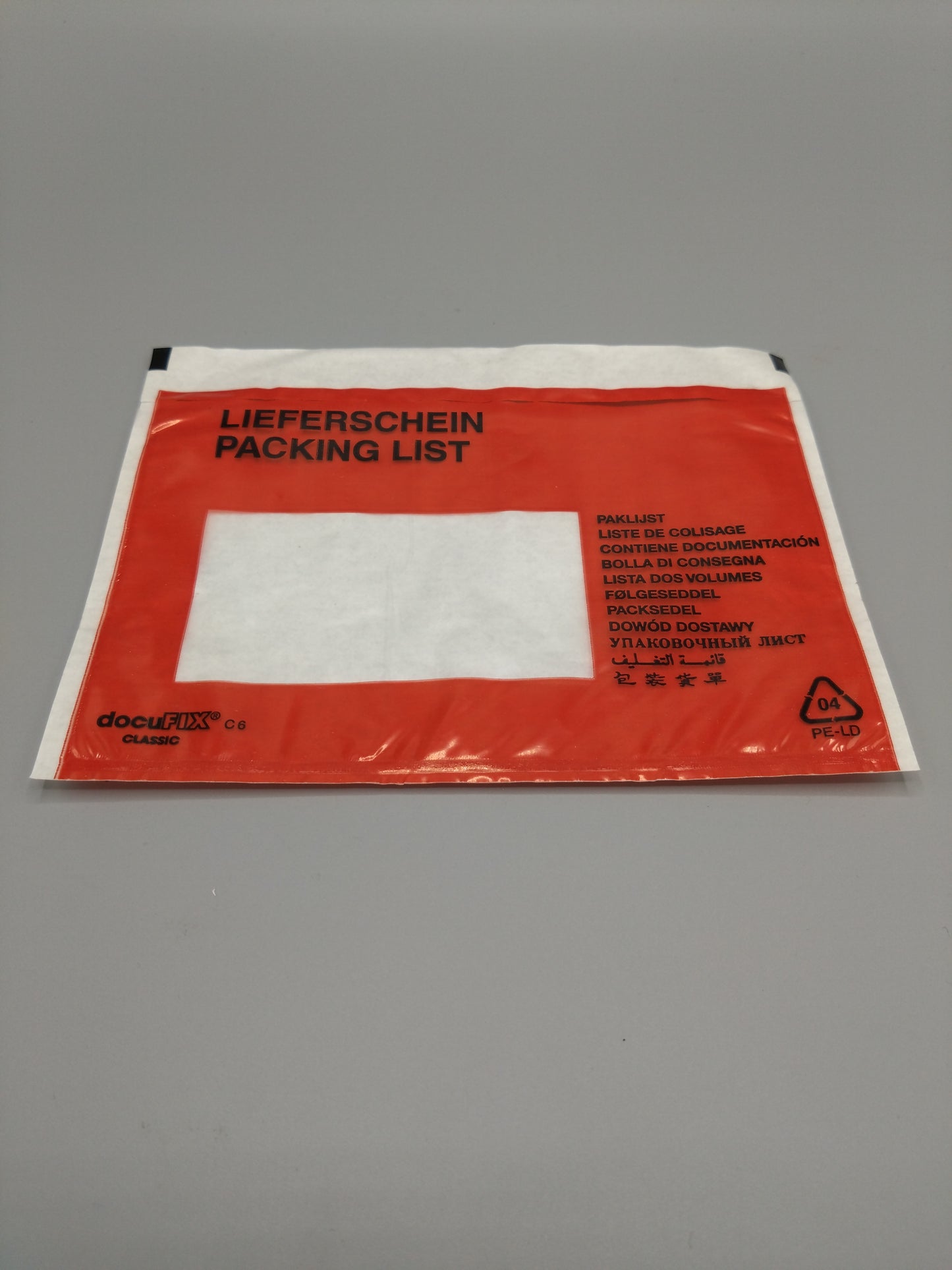 Lieferscheintaschen, Dokumententaschen, Begleitpapierhüllen