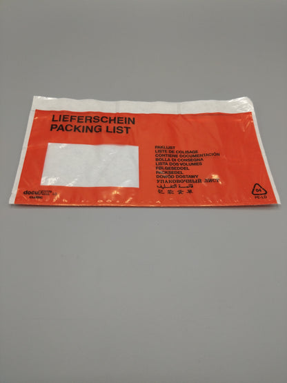 Lieferscheintaschen, Dokumententaschen, Begleitpapierhüllen