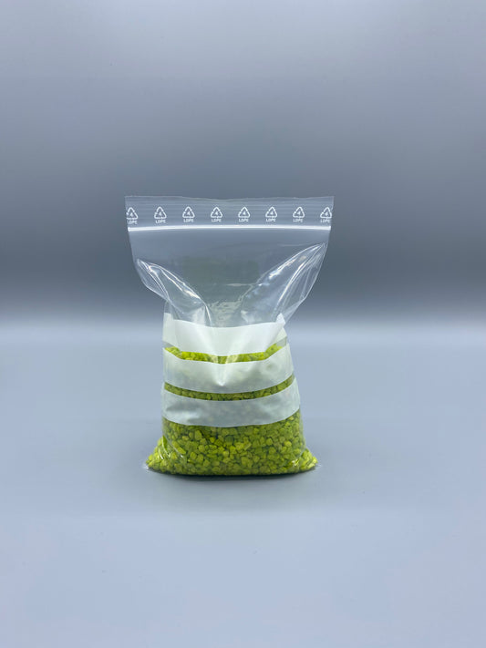 LDPE-Druckverschlussbeutel 50µ Beschriftungsfeld