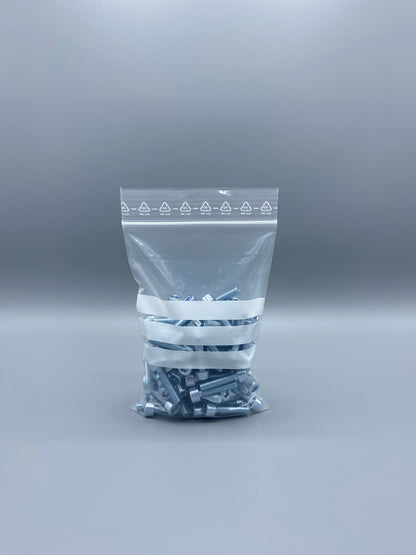 LDPE-Druckverschlussbeutel 90µ Beschriftungsfeld