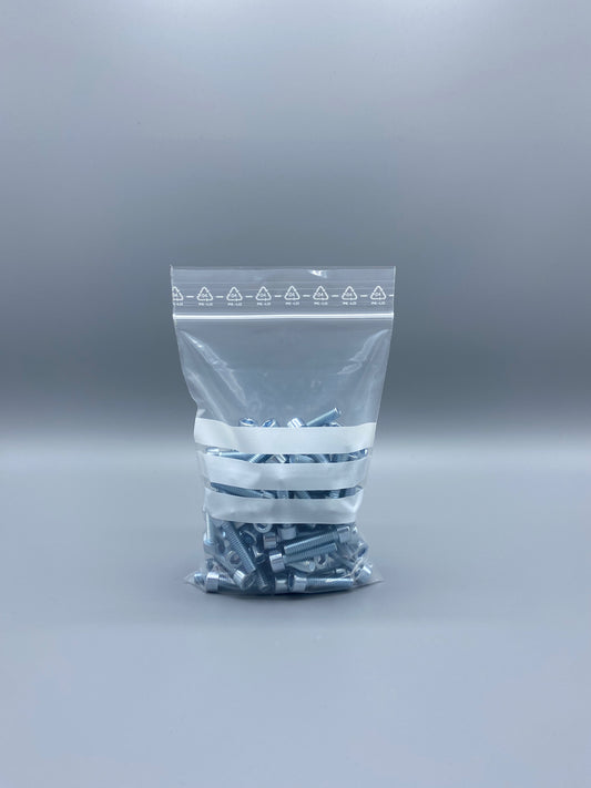 LDPE-Druckverschlussbeutel 90µ Beschriftungsfeld