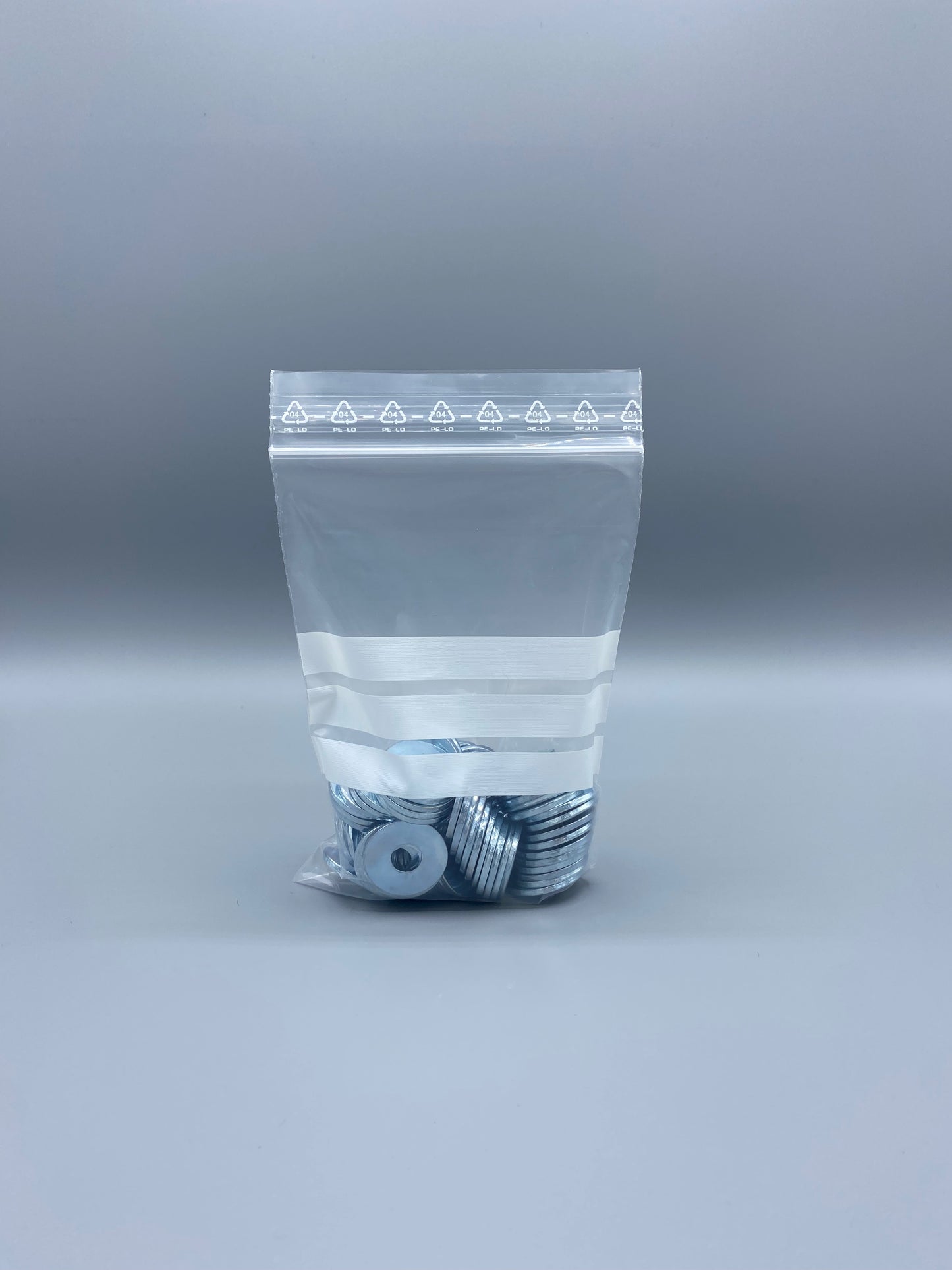 LDPE-Druckverschlussbeutel 90µ Beschriftungsfeld